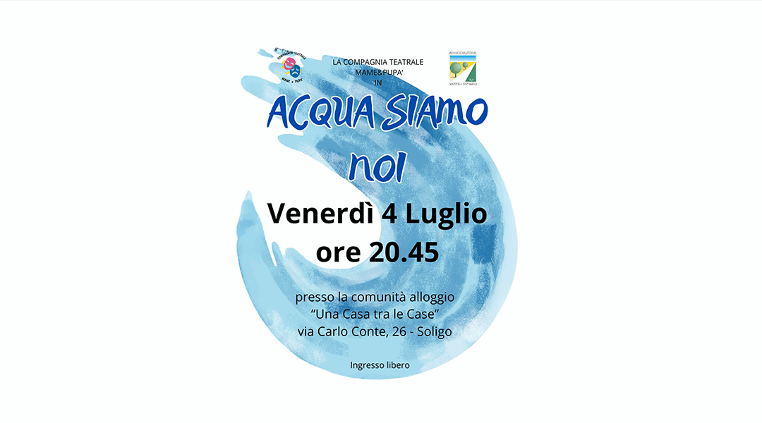 Acqua siamo noi: evento teatrale